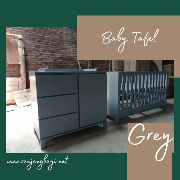 baby tafel minimalis grey